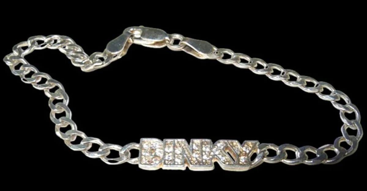 Vintage Hallmarked Silver "Dinky" Name Bracelet - Image 3