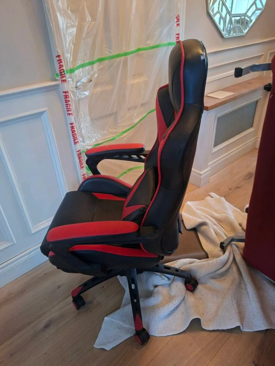 Black & Red Gaming Chair for Sale - Image 2