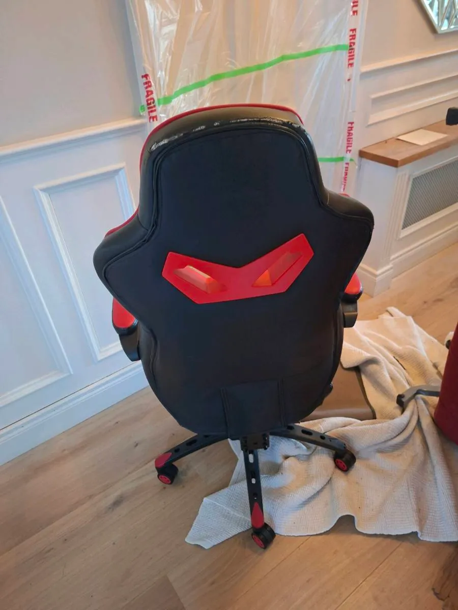 Black & Red Gaming Chair for Sale - Image 3