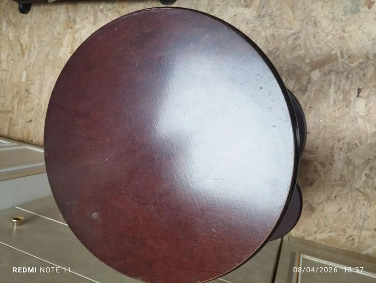 vintage mahogany plant stands - Image 4
