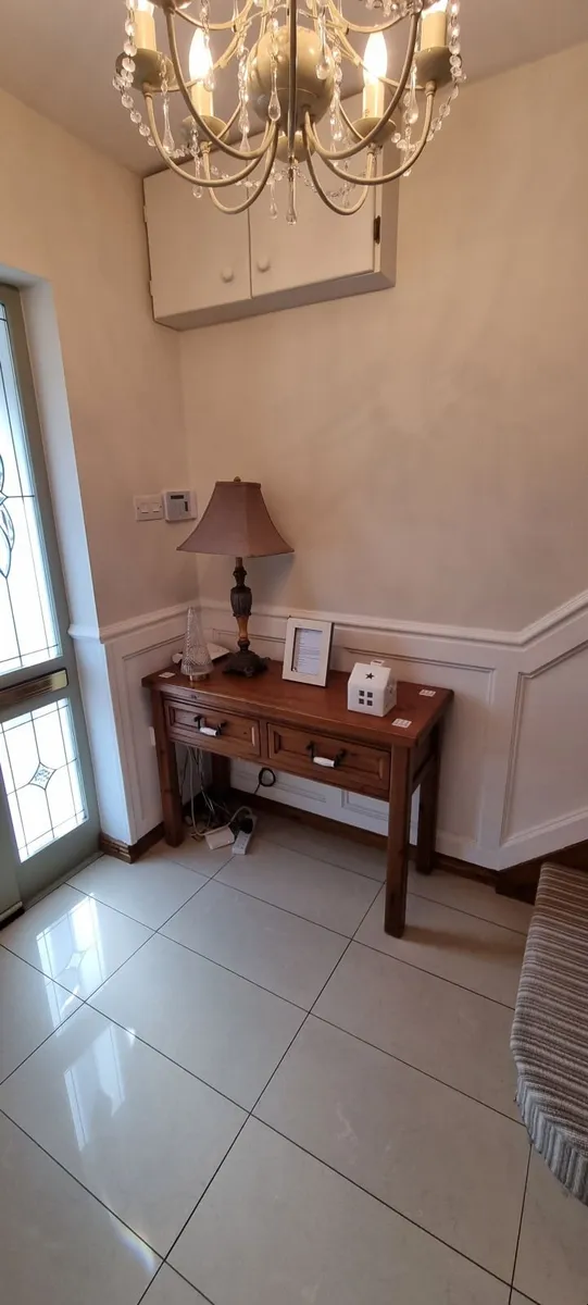 Hall Table and Lamp - Image 3