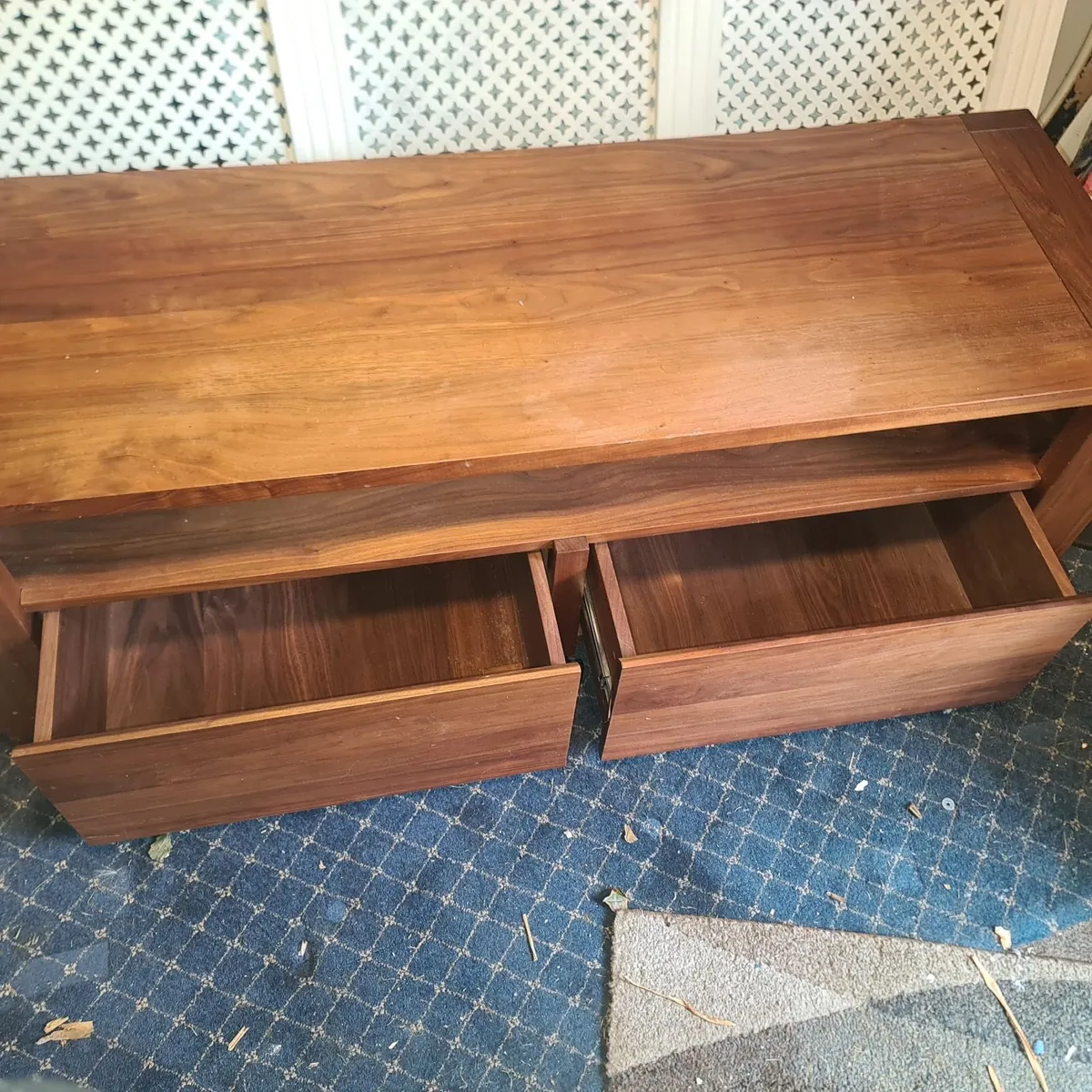 Rustic Oak TV Unit