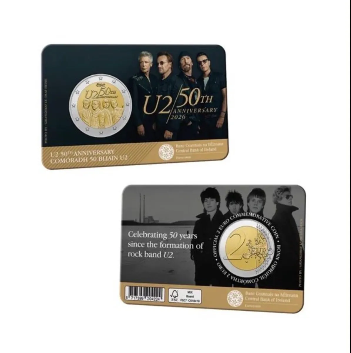 U2 50th anniversary coin - Image 3