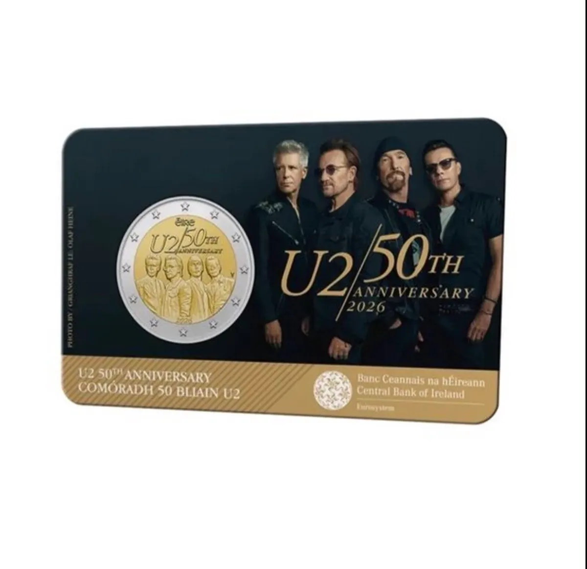 U2 50th anniversary coin - Image 1