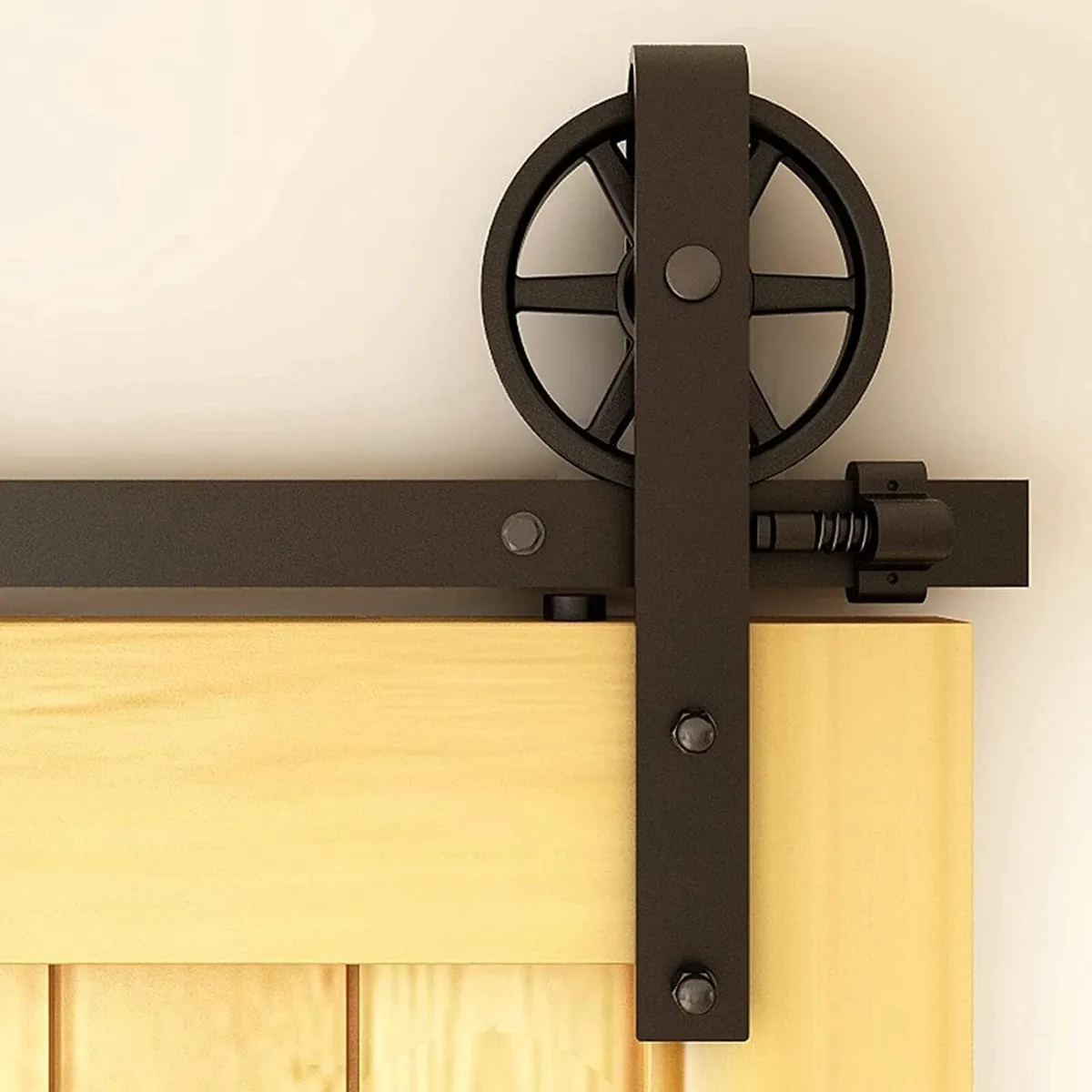 Barn Door Track Kit 10FT Heavy Duty Double Sliding - Image 3