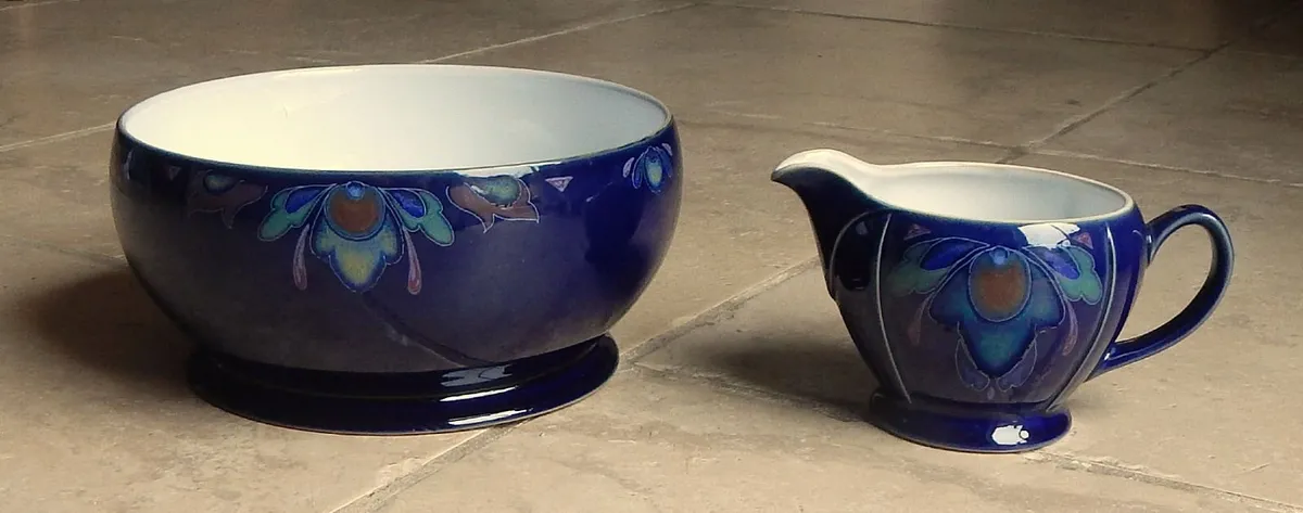 Denby Baroque Bowl and Jug - Image 1