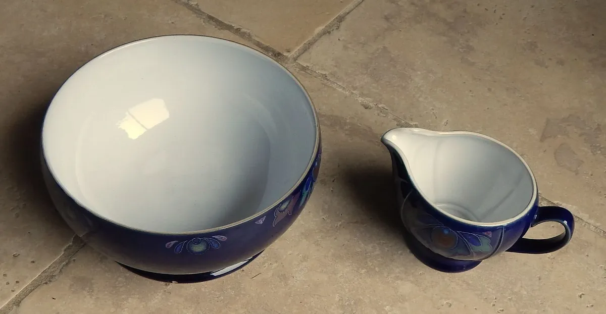 Denby Baroque Bowl and Jug - Image 3