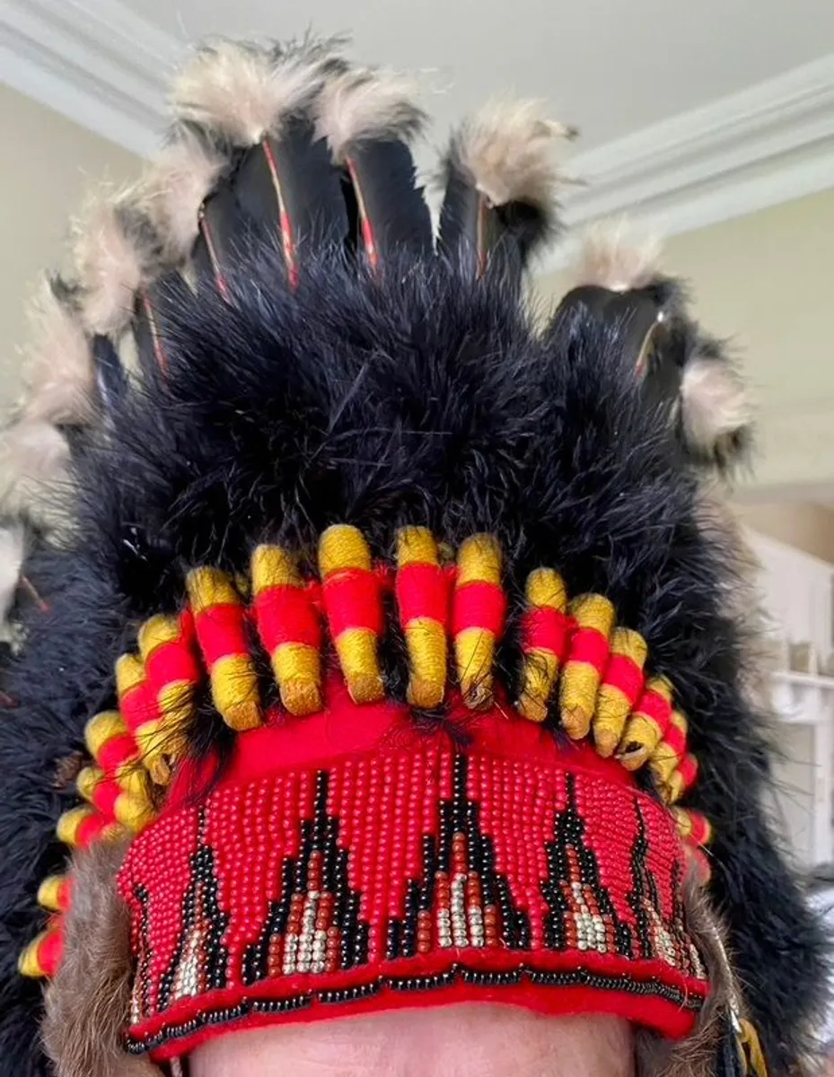 Native American Headdress - Handmade, Highest Quality - Image 4