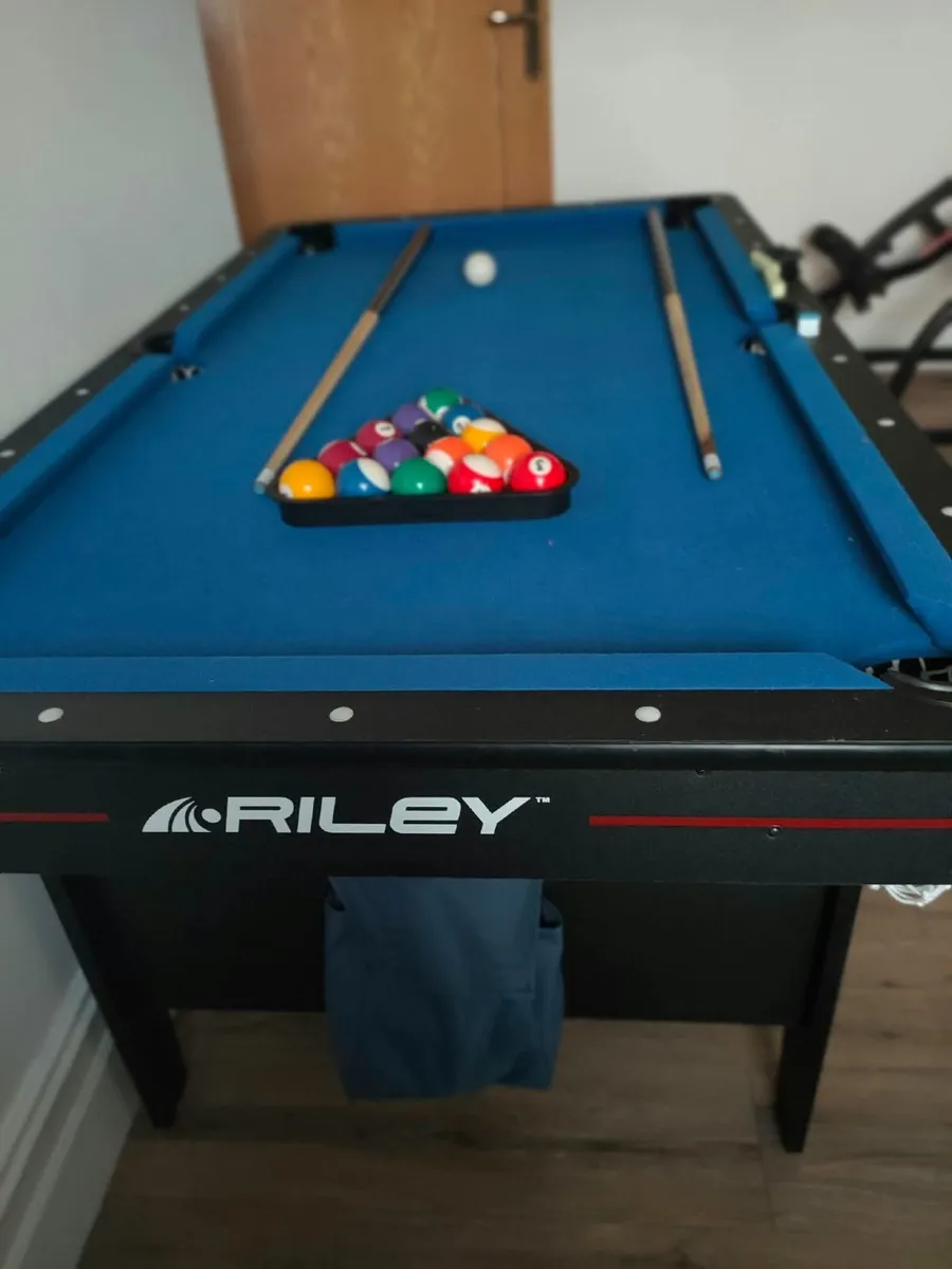 5ft Multigames table foldable pool,table tennis - Image 2
