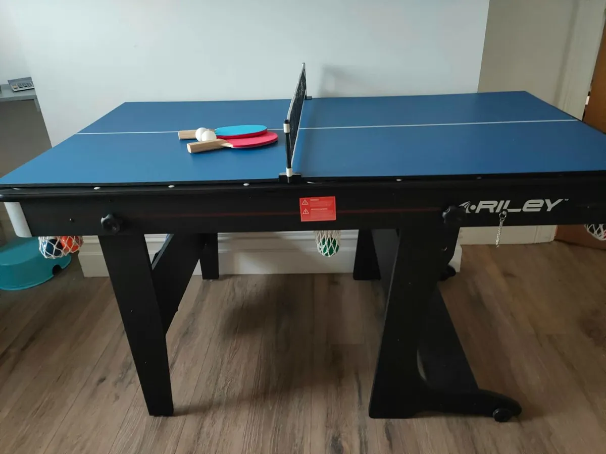 5ft Multigames table foldable pool,table tennis - Image 3