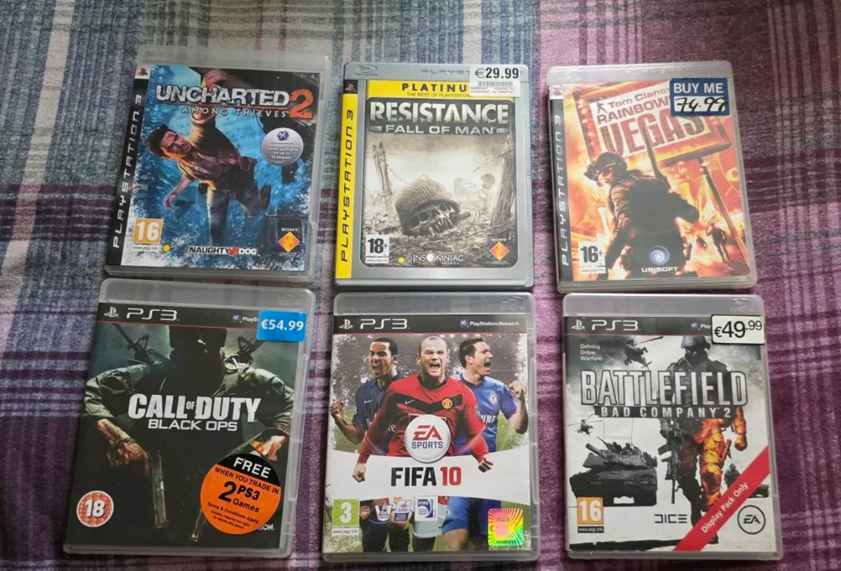 Used PlayStation 3 games - Image 1