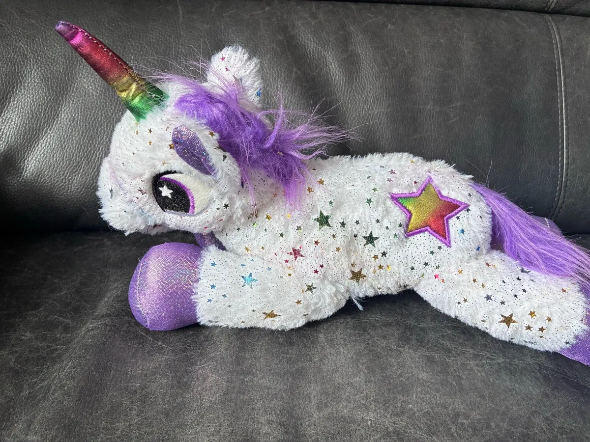 Starry design unicorn soft toy - Image 2