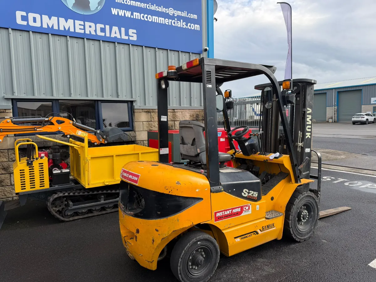 For Sale: 2.5 Ton Samuk Forklift - Image 4