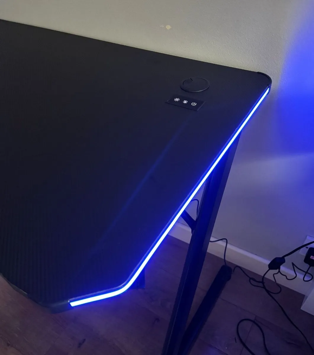 Gaming Desk with RGB Lighting - Image 2