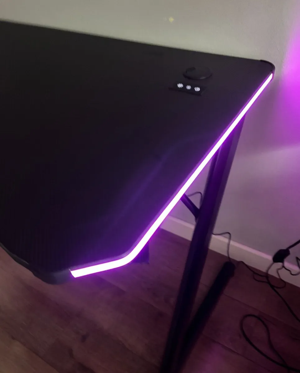 Gaming Desk with RGB Lighting - Image 4