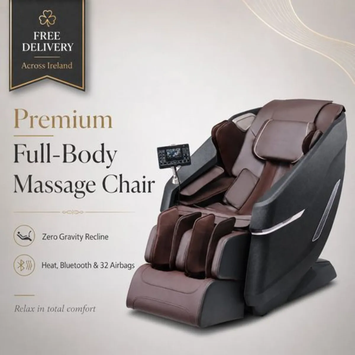 Luxury Full Body Massage Chair – Zero Gravity, - Image 2