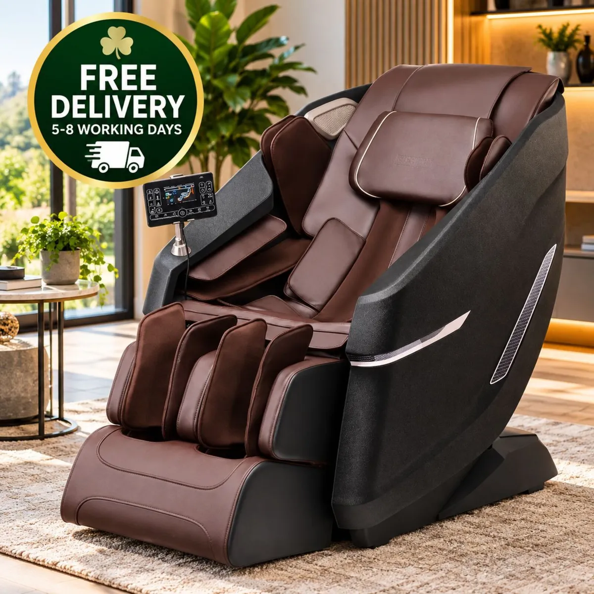 Full Body Massage Chair with Zero Gravity, Heat, B - Image 1
