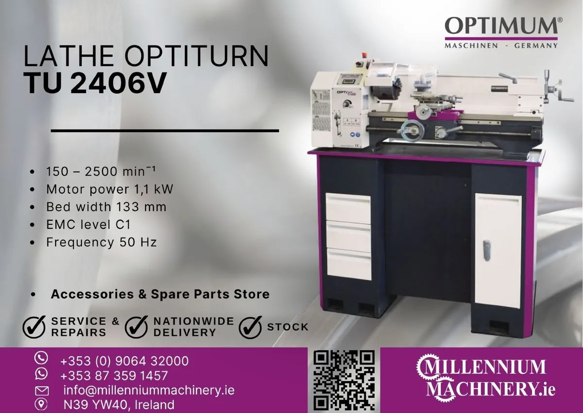 Optimum Lathe OPTIturn TU 2406V