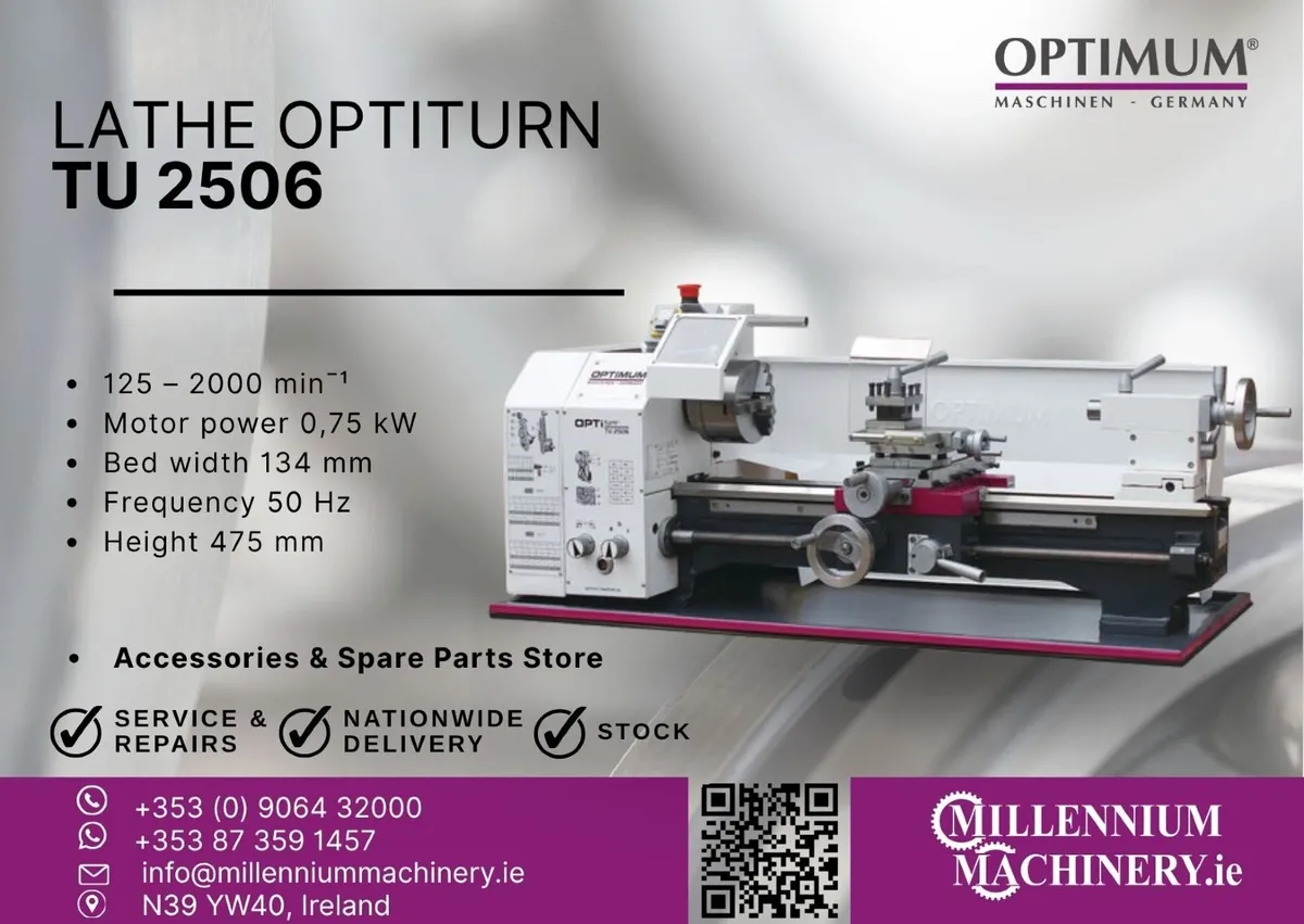 Optimum Lathe OPTIturn TU 2506