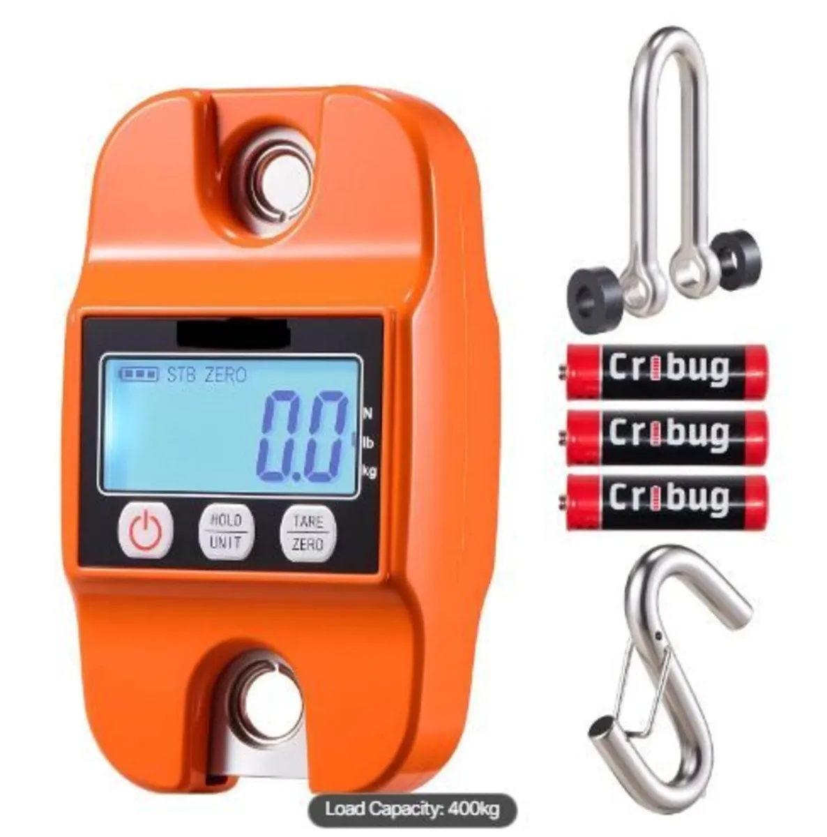Digital Crane Scale, 880 lbs/400 kg Max - Image 3