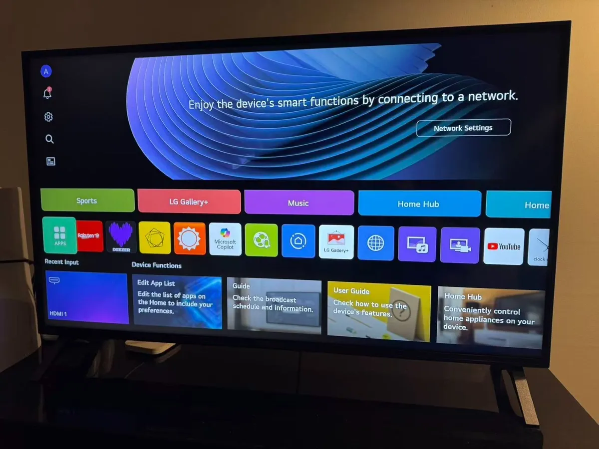 LG 43” 4K UHD Smart TV - LG 43UA75006LA - Image 1