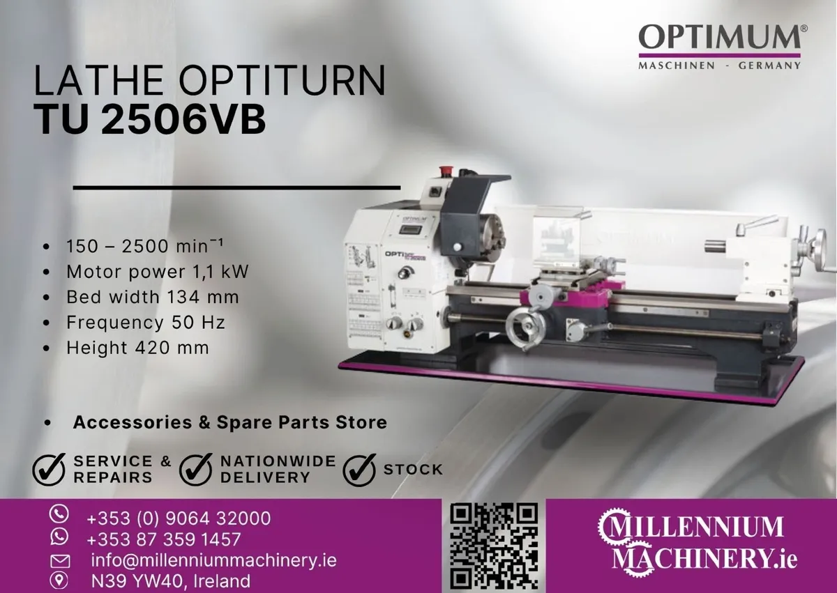 Optimum Lathe OPTIturn TU 2506VB