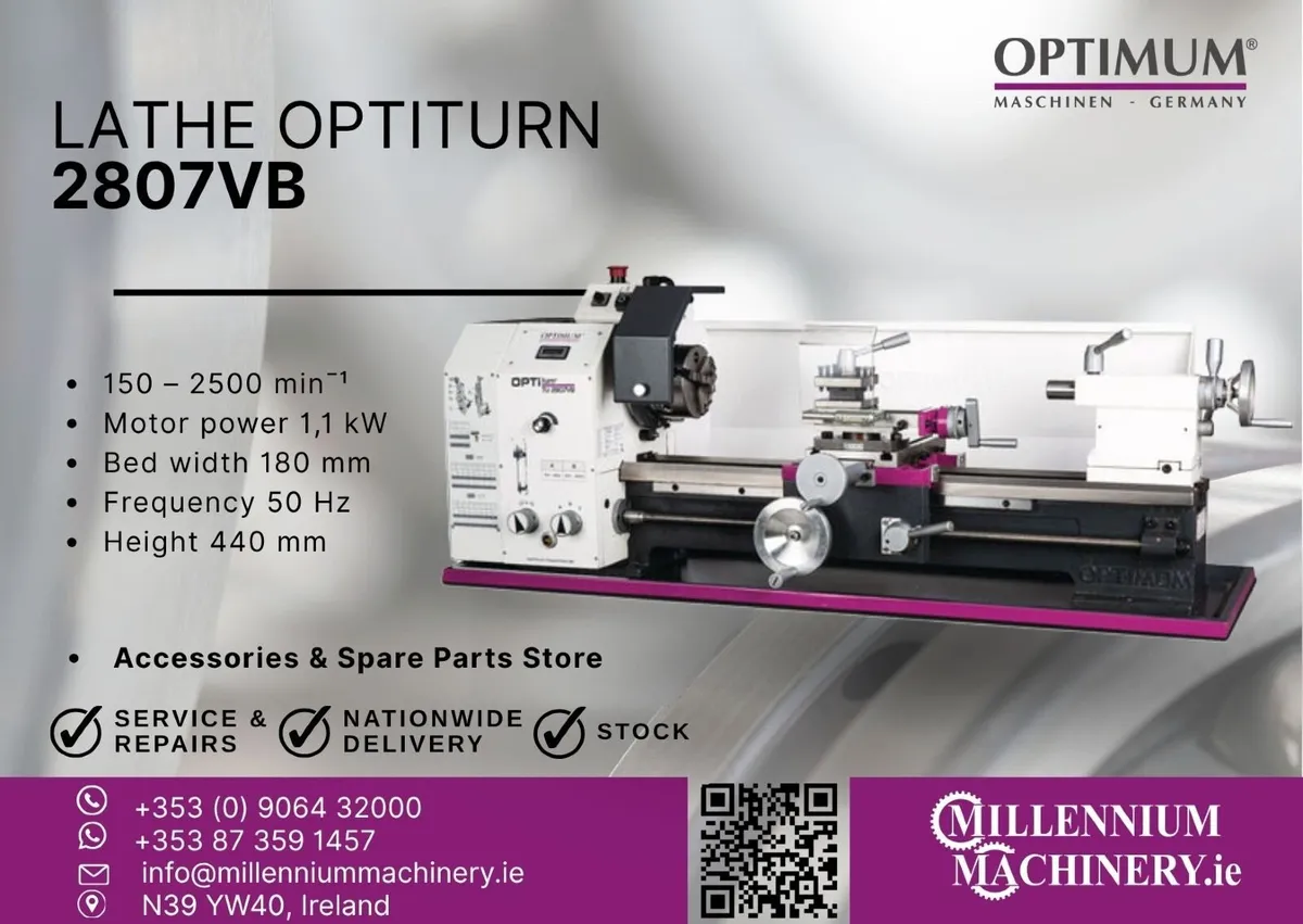 Optimum Lathe OPTIturn 2807VB