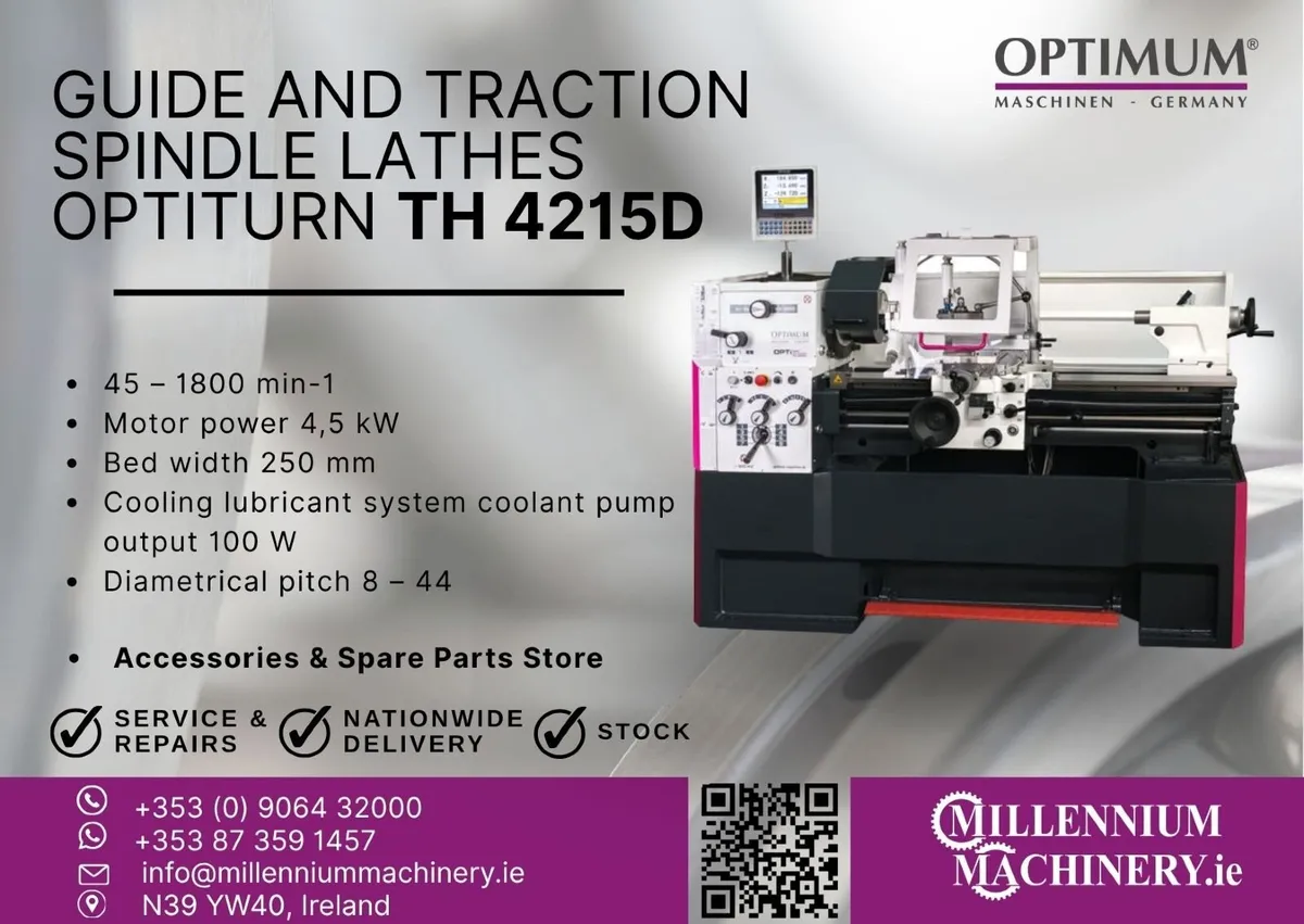 Guide and traction spindle lathes TH 4215D