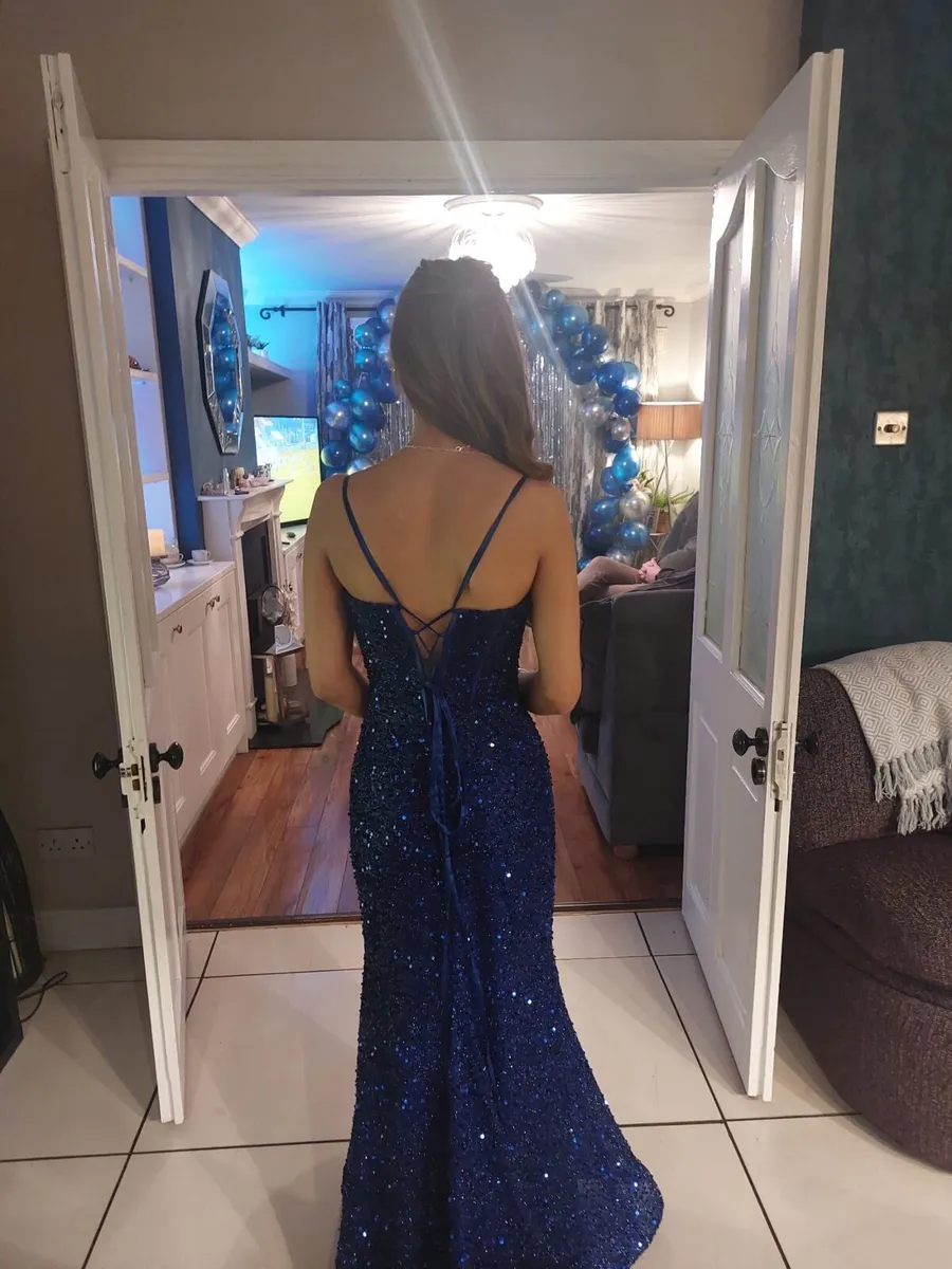 royal blue tyball/debs dress - Image 3