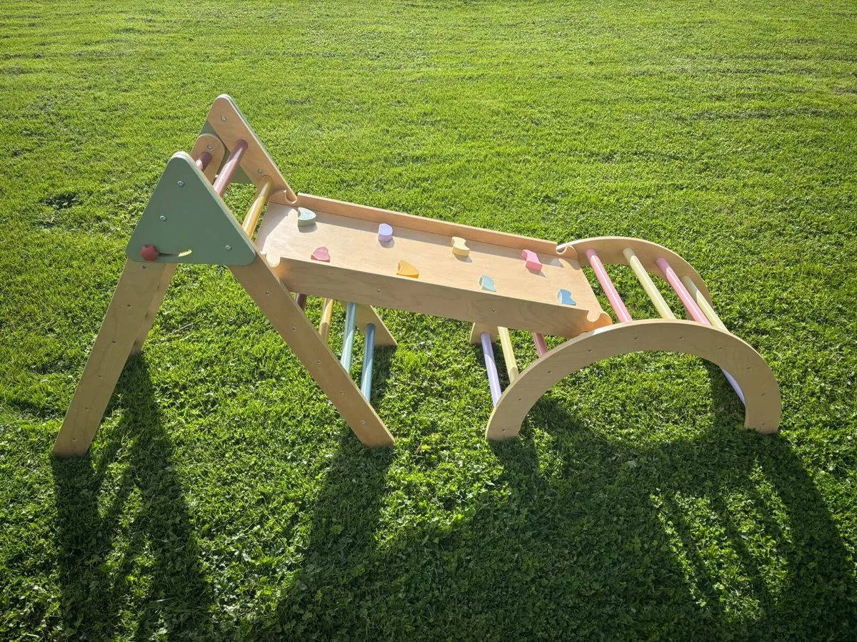Wooden Climbing Frame - Image 1