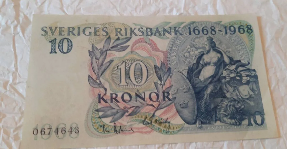 Swedish Old Banknotes - Image 4