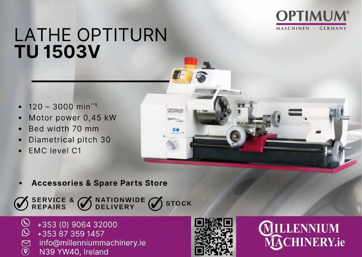 Optimum Lathe OPTIturn TU 1503V