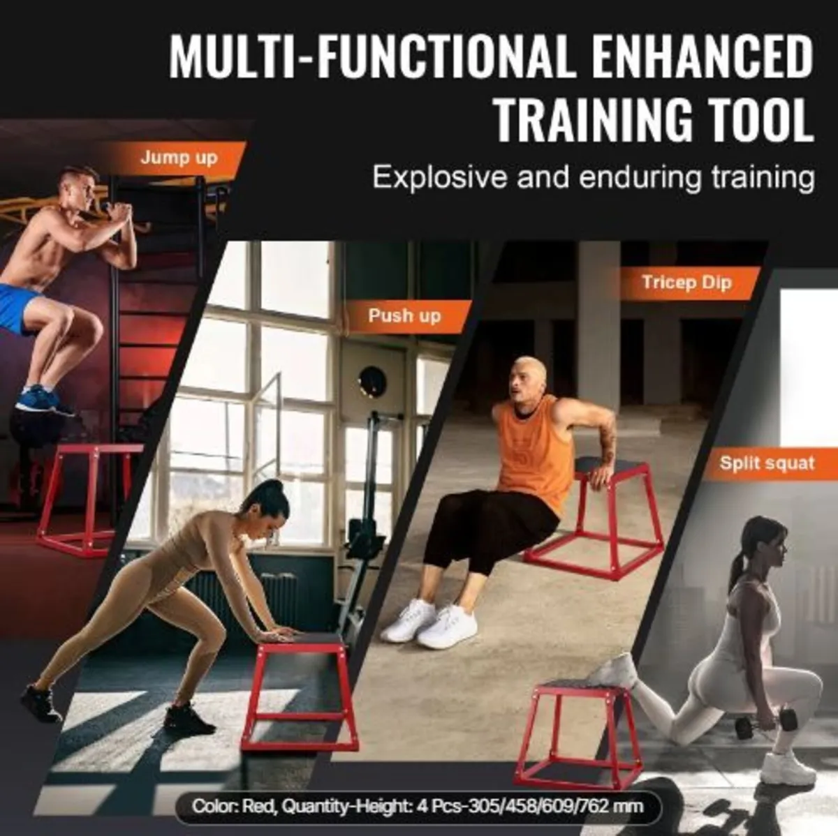 Plyometric Jump Boxes, 12/18/24/30 Inch - Image 4