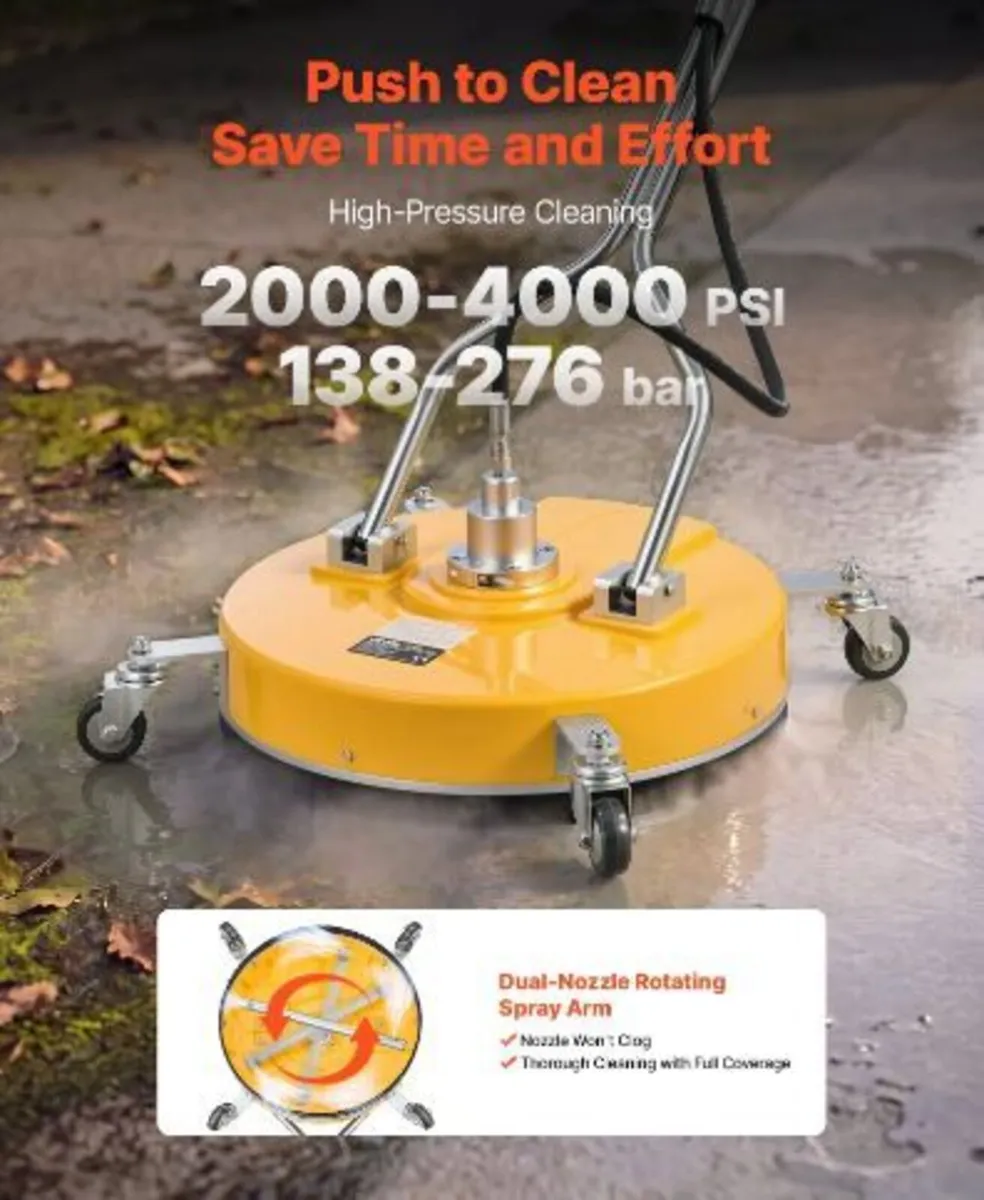 50.8 cm Pressure Washer Surface Cleaner - Image 4