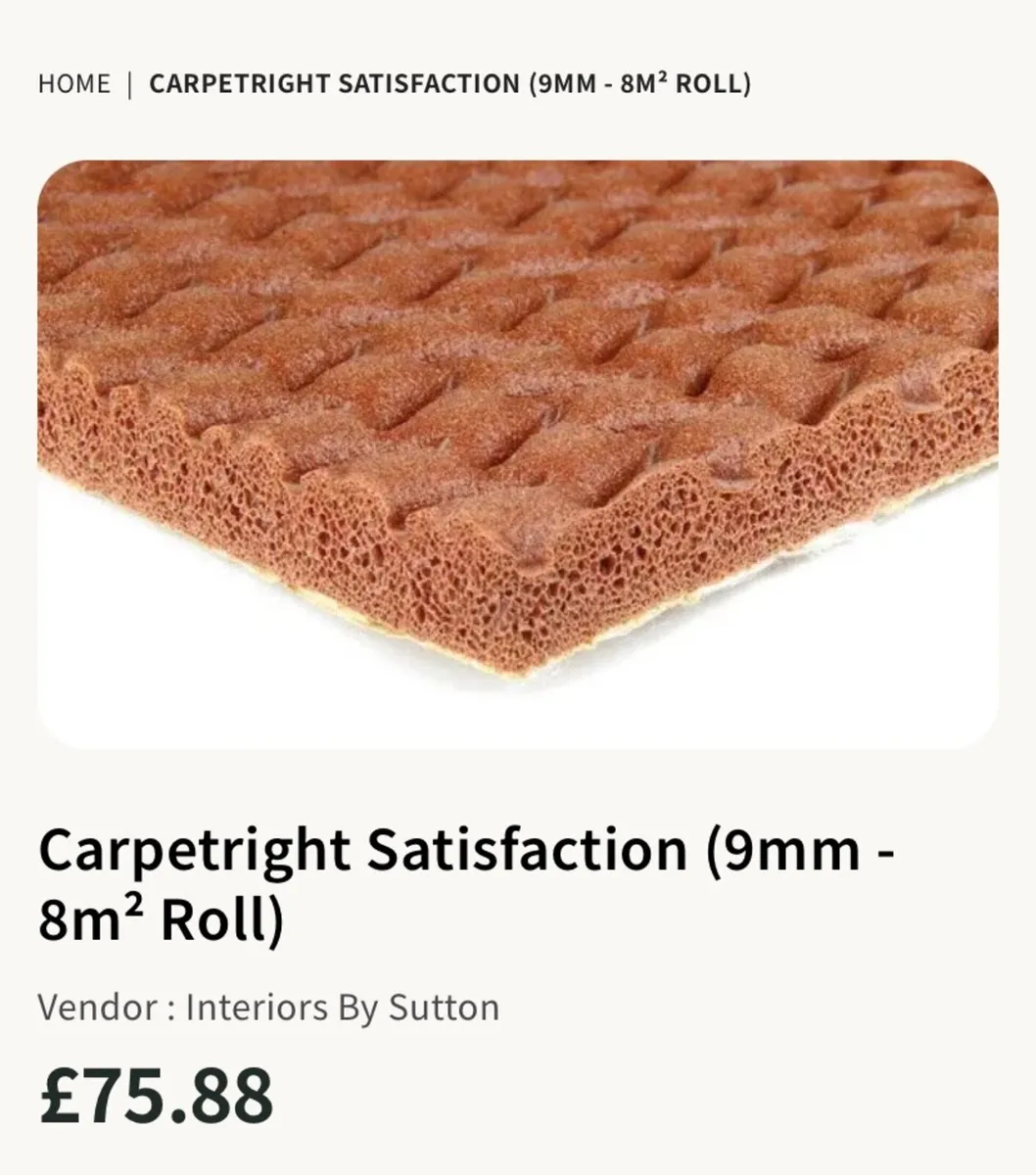 Carpet Underlay