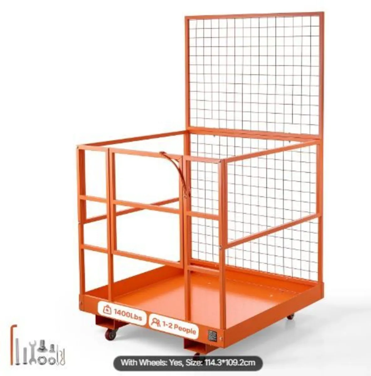 Forklift Safety Cage, 1225 x 1148 mm, - Image 4