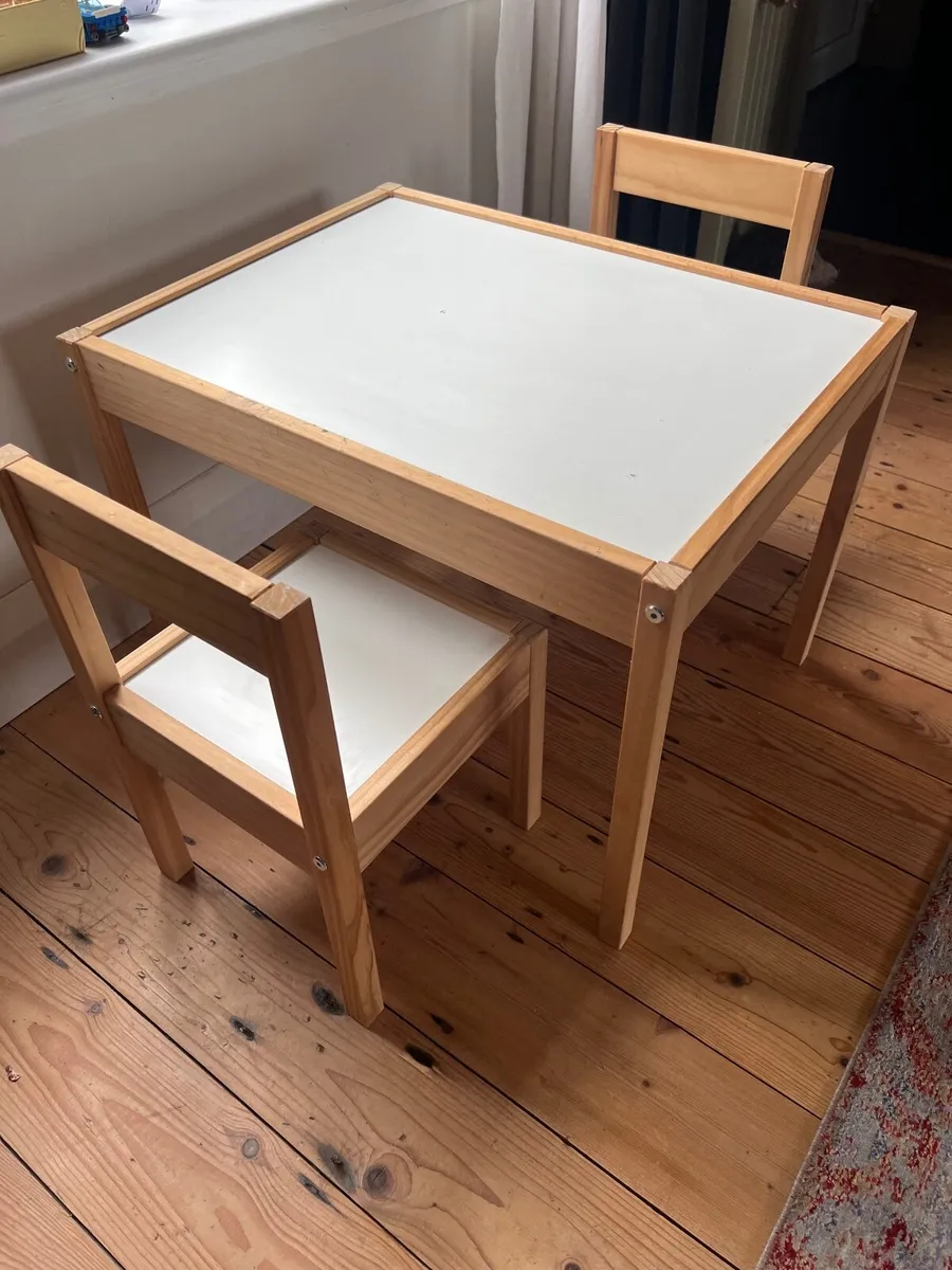 IKEA Latt Children’s Table and Chairs - Image 1