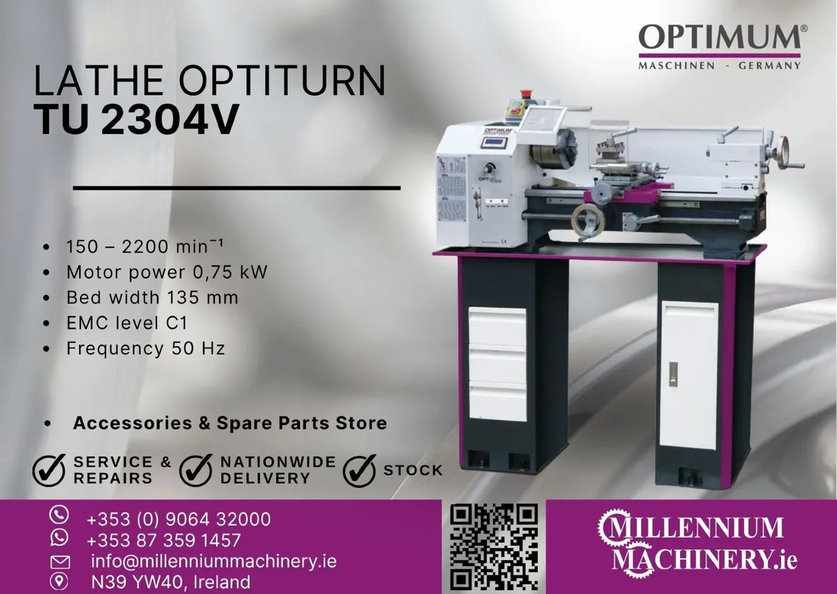 Optimum Lathe OPTIturn TU 2304V