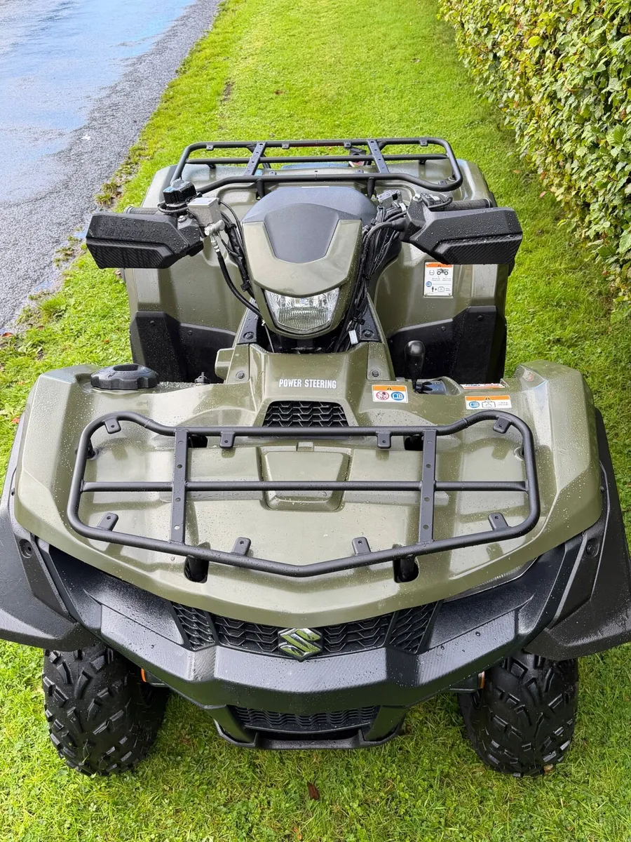 Suzuki 750 king quad new only 200hrs - Image 4