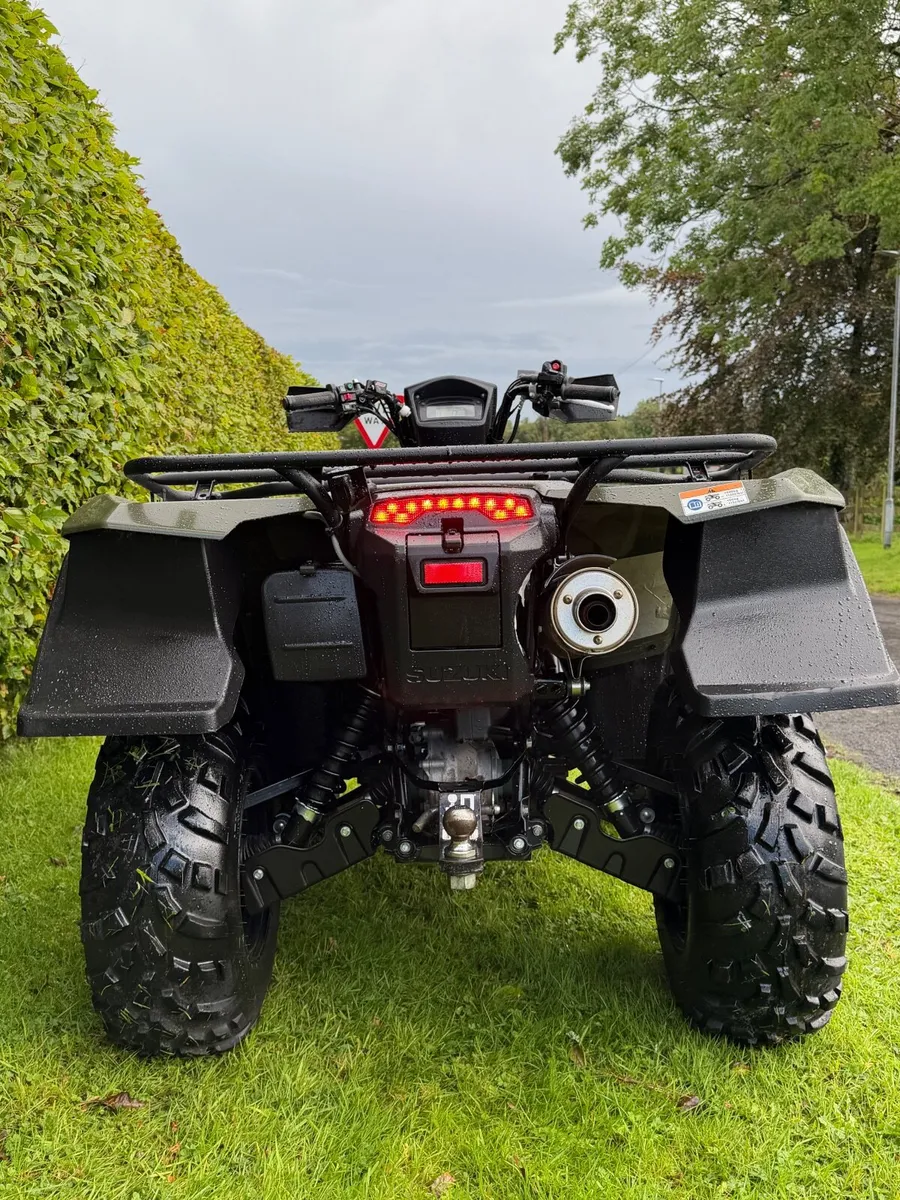 Suzuki 750 king quad new only 200hrs - Image 3