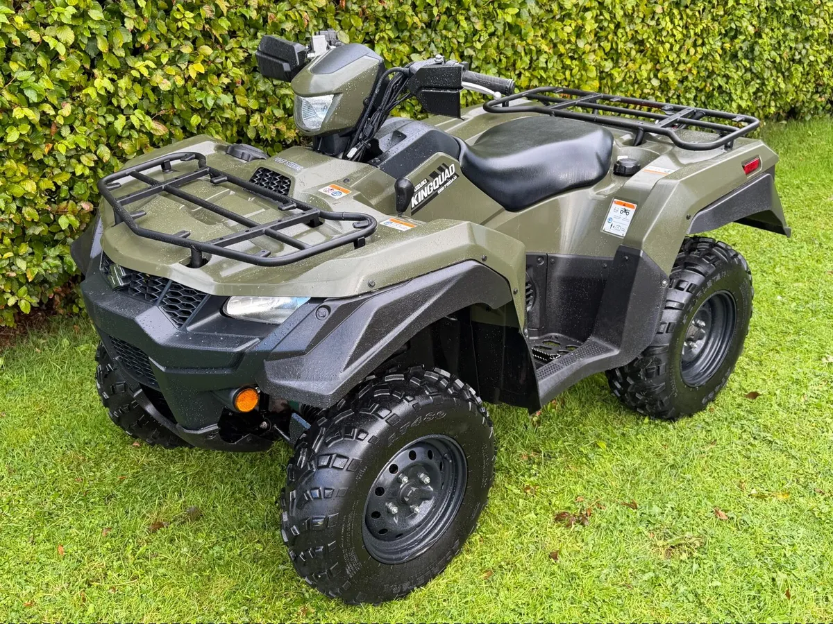 Suzuki 750 king quad new only 200hrs - Image 1
