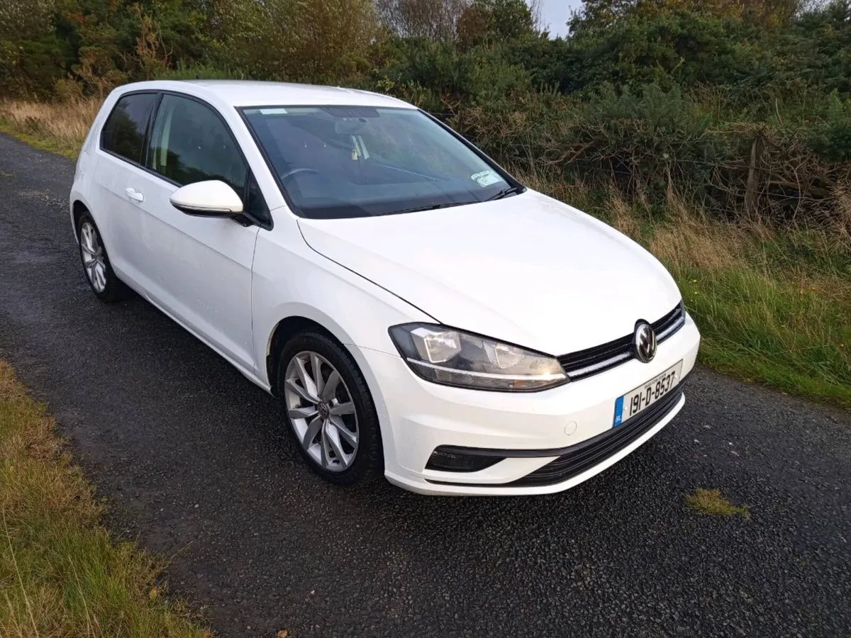 2019 VW Golf 1.6tdi tax and tested. No VAT - Image 1