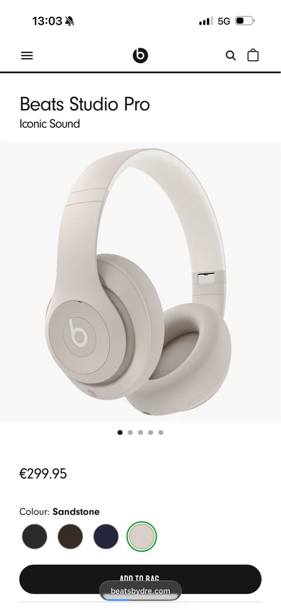 Beats Studio pro wireless headphones - Image 1