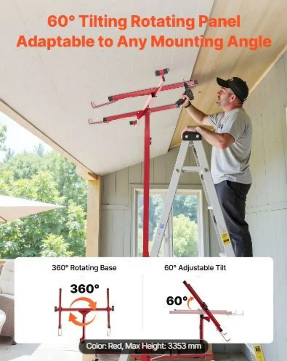 3353mm Drywall Lift, Heavy-Duty 68 kg - Image 2