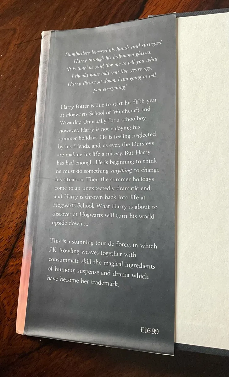 HARRY POTTER BY J.K. Rowling . 1ST. EDITION - Image 3