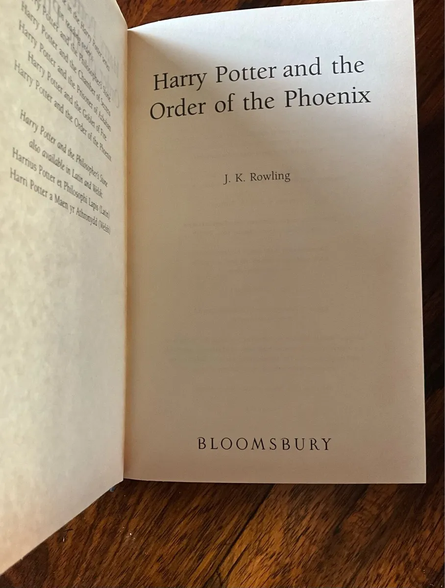 HARRY POTTER BY J.K. Rowling . 1ST. EDITION - Image 4