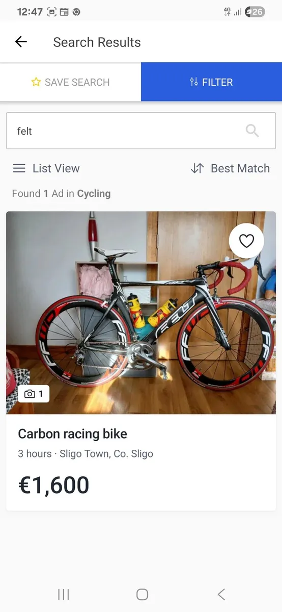Felt racing bike - Image 1