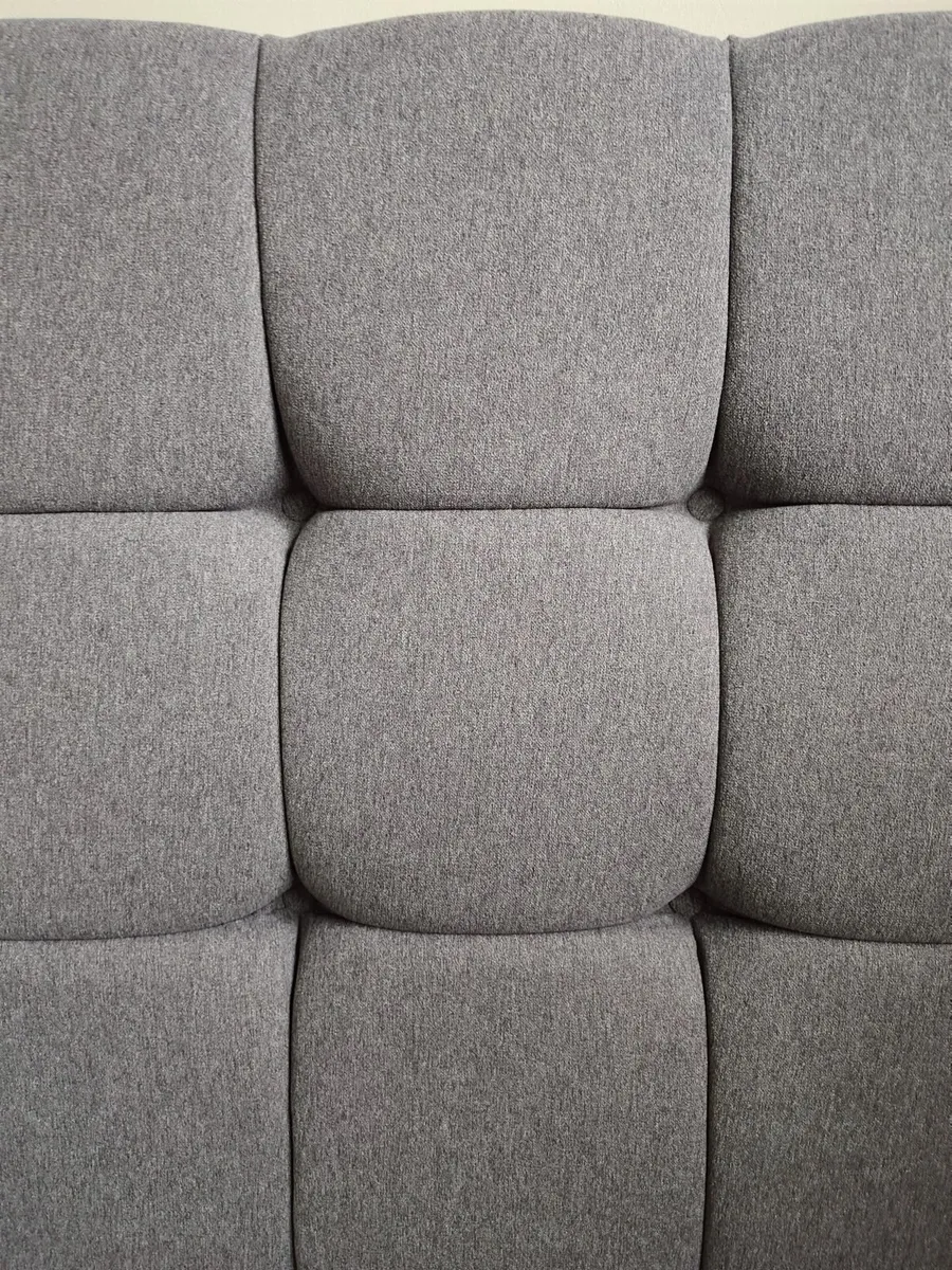 Single Grey Padded Headboard - Image 4
