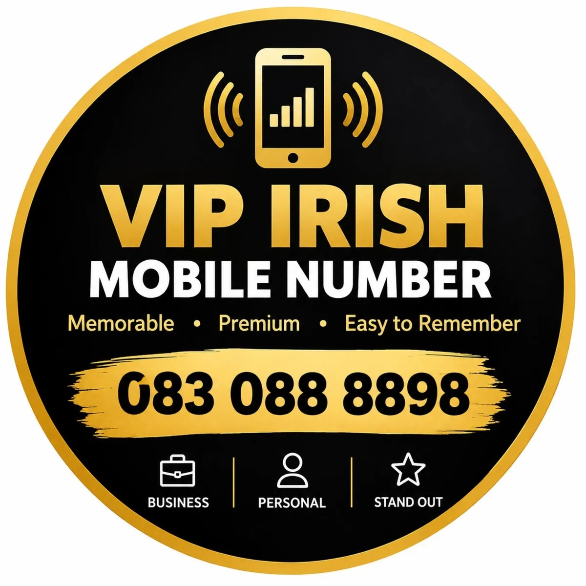 VIP Irish Mobile Number 083 088 8898 –Premium Num