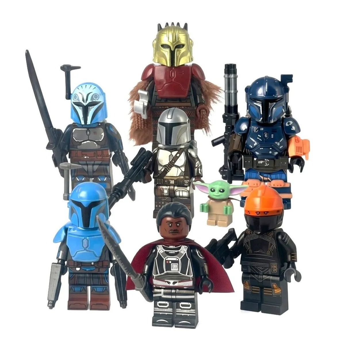 [7-Pack] Mandalorian Star Wars Minifigure Bundle - Image 1